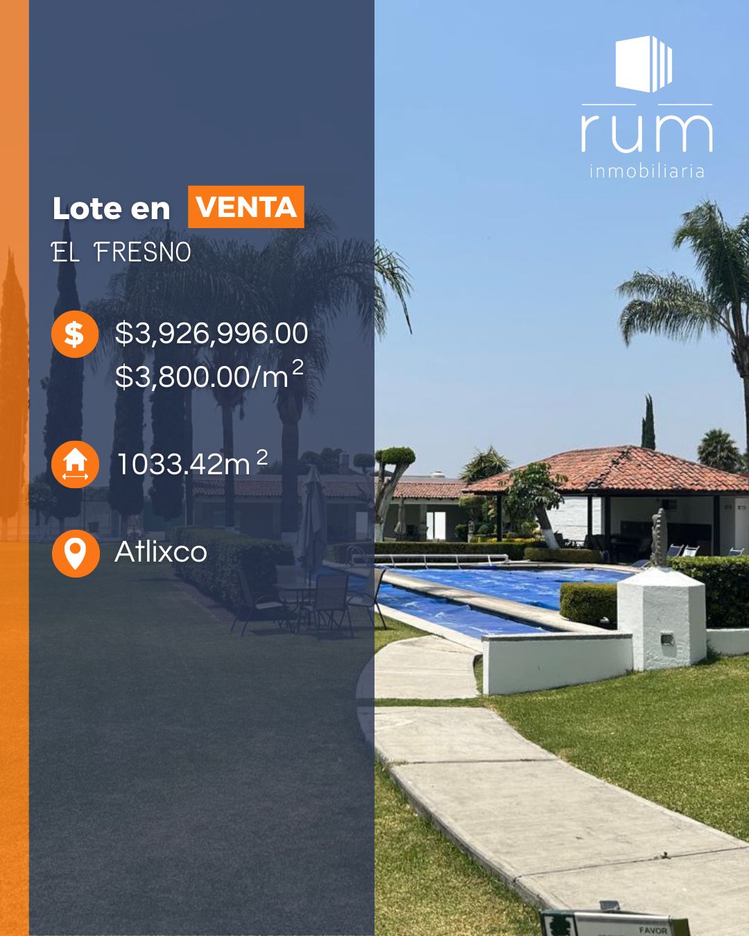 LOTE EN EL FRESNO ATLIXCO