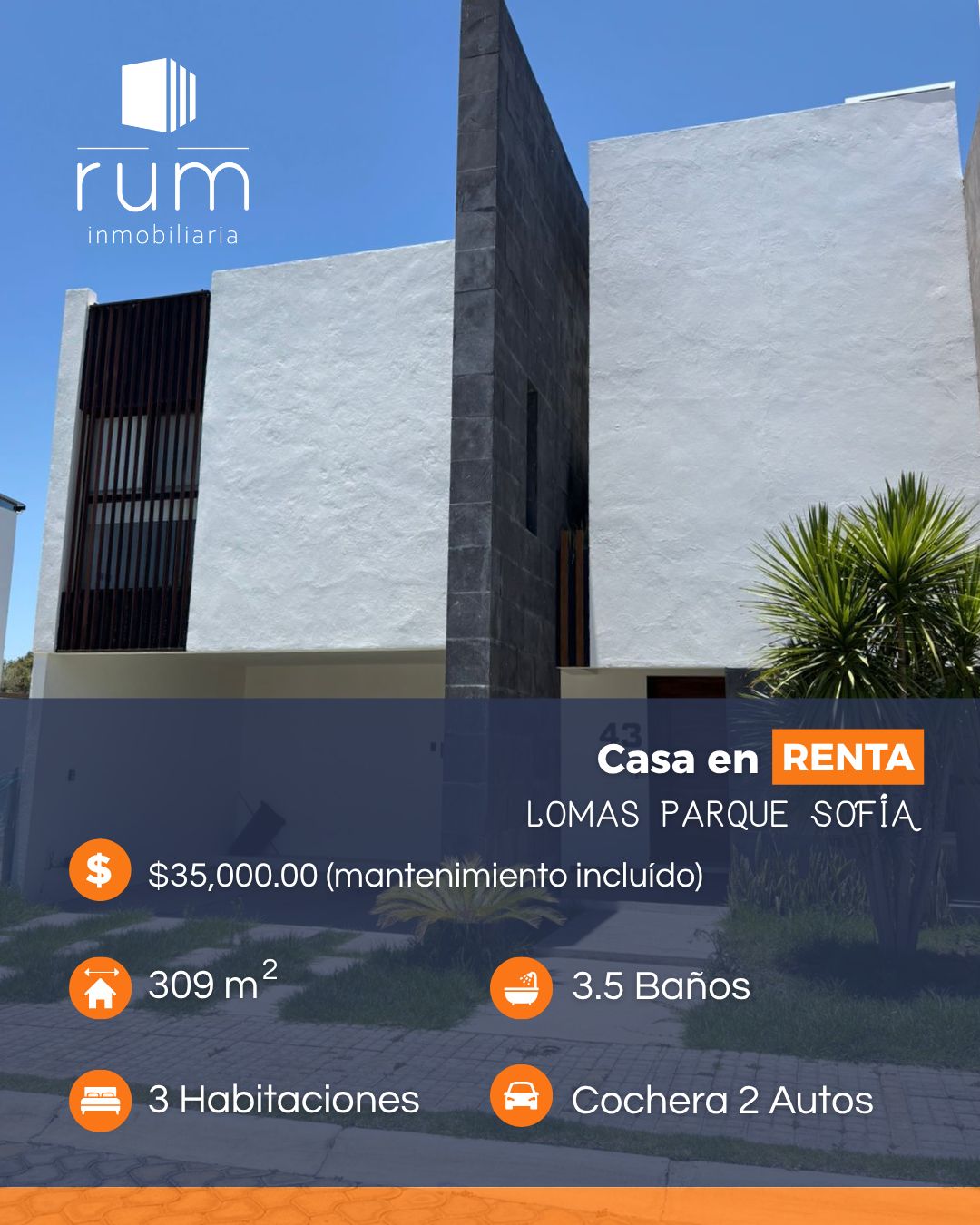 PARQUE SOFIA EN RENTA