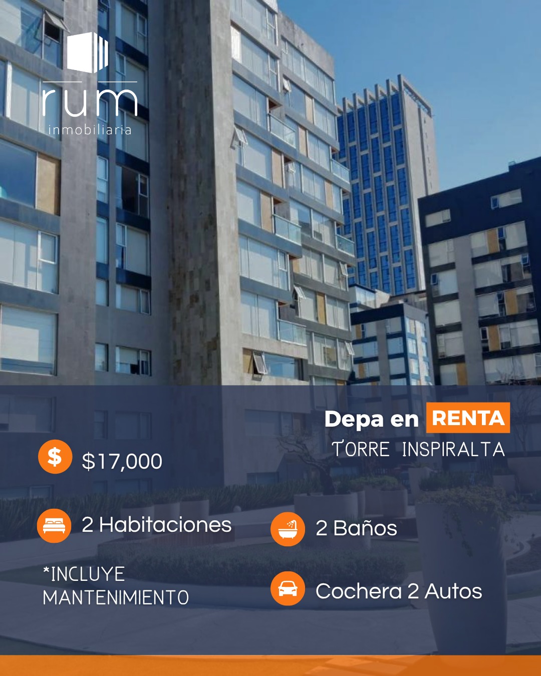 DEPARTAMENTO TORRE INSPIRALTA